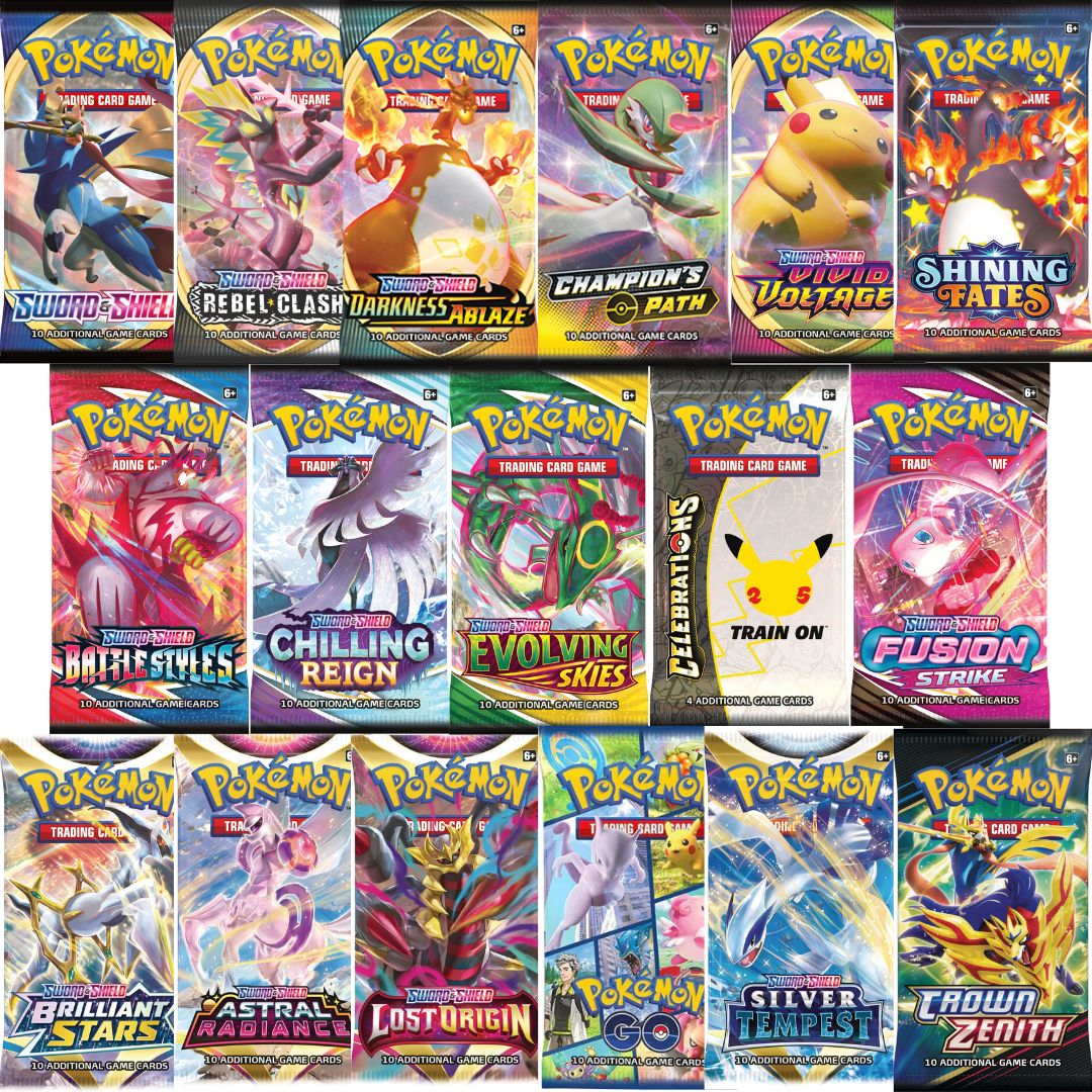 17 Pokemon sword good and shield booster pack