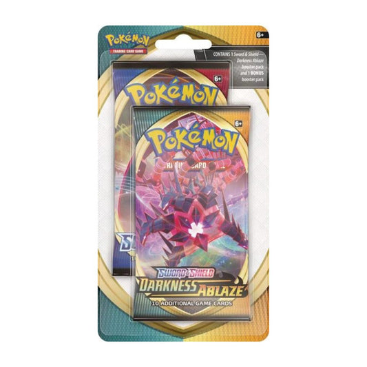 Pokemon - Darkness Ablaze + Sword & Shield Base 2-Pack Blister