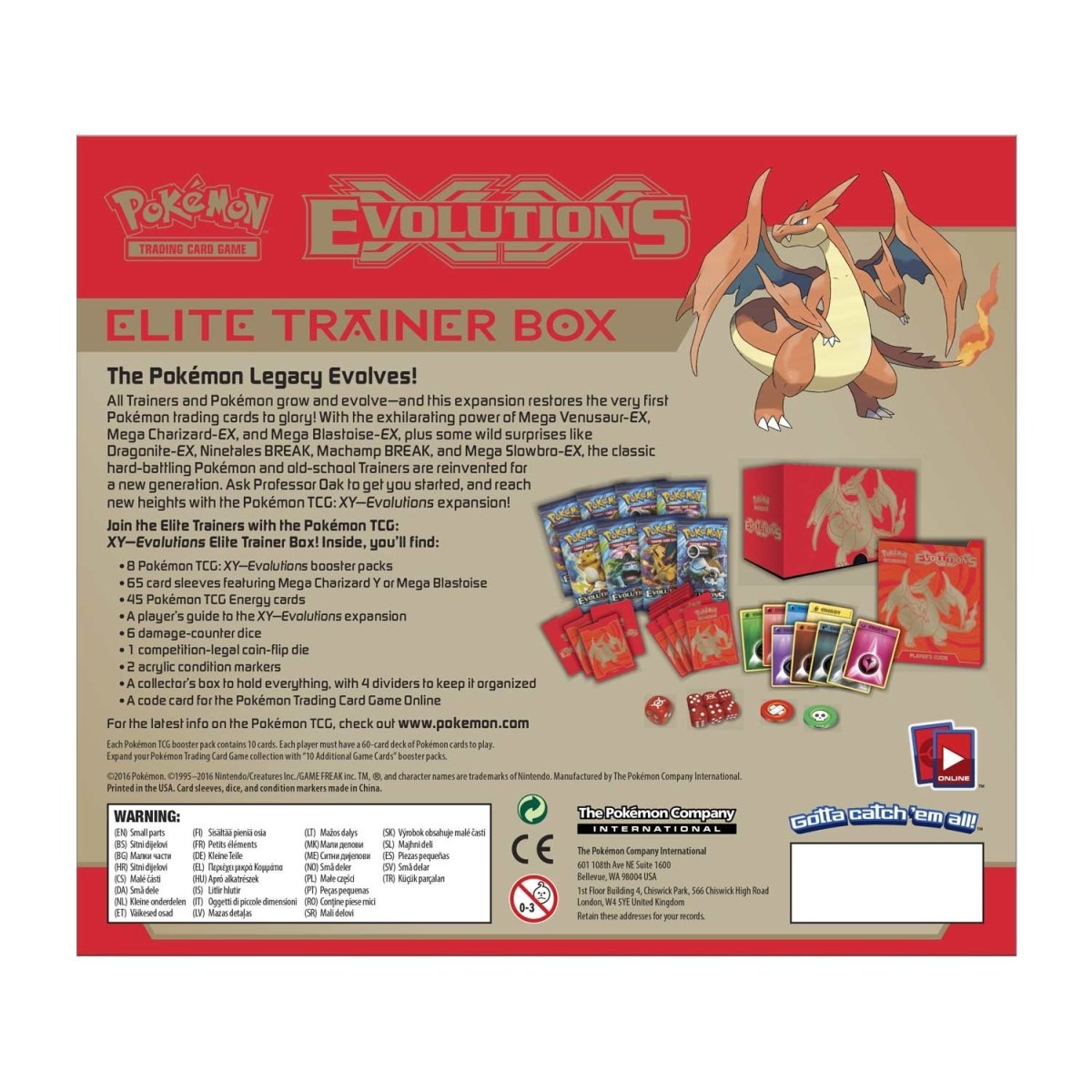 Pokemon XY Evolutions - Elite Trainer Box (Mega Charizard Y)