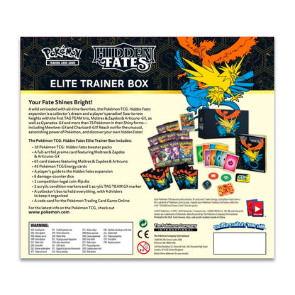 Pokemon - Hidden Fates Elite Trainer Box