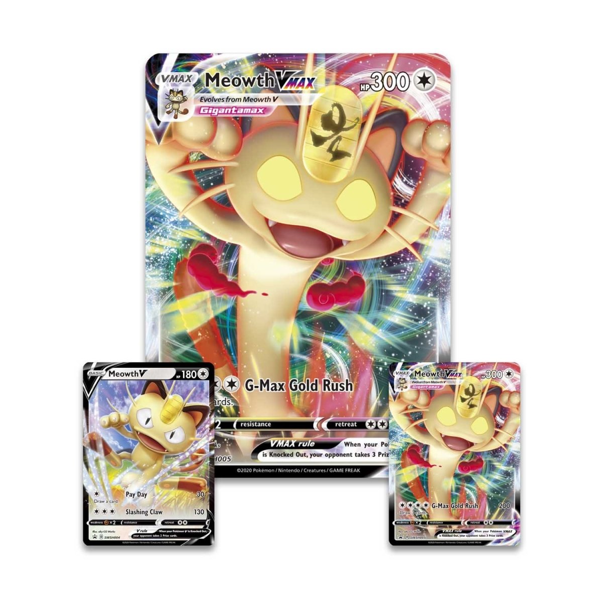 Pokemon Meowth VMAX Special Collection