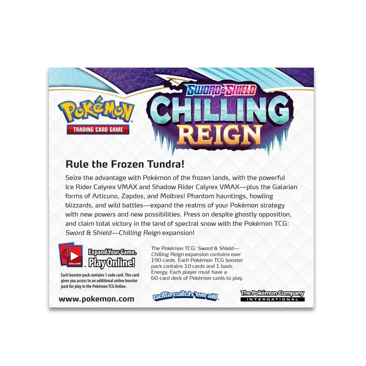 Pokemon Chilling Reign - Booster Box