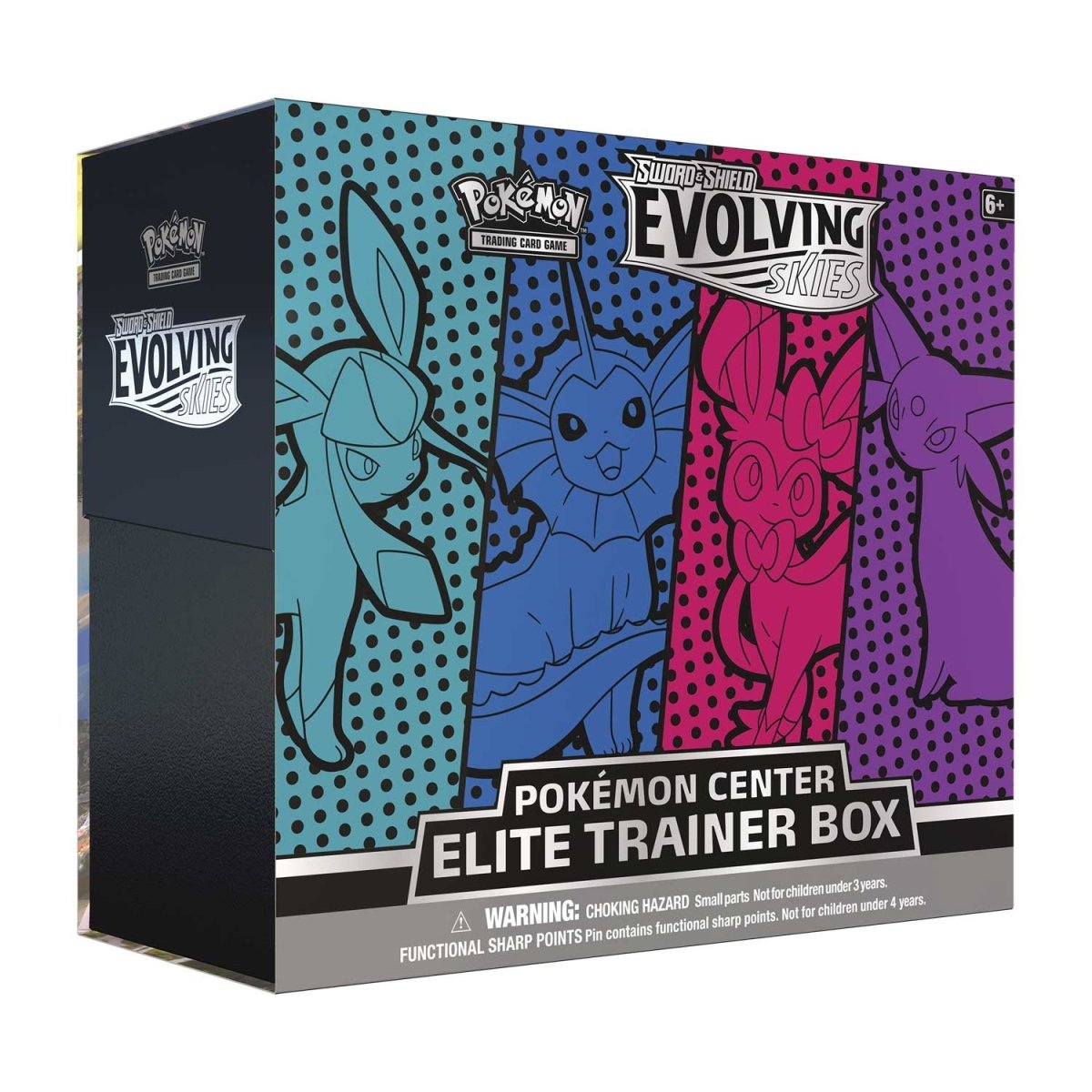 Pokemon Evolving Skies - Pokémon Center Elite Trainer Box (Vaporeon, Espeon, Glaceon & Sylveon)