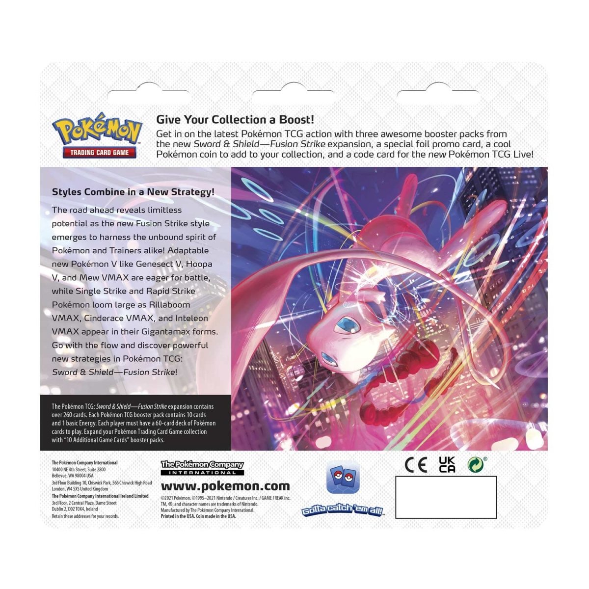 Pokemon Fusion Strike - 3-Pack Blister (Eevee Promo)