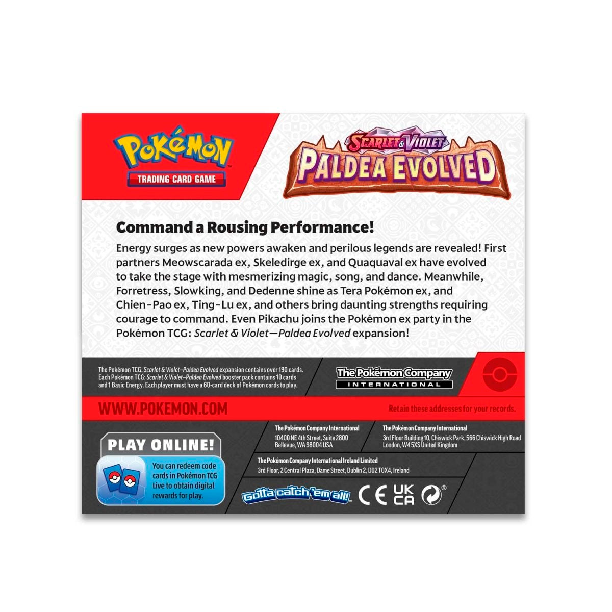 Pokemon Paldea Evolved - Booster Box