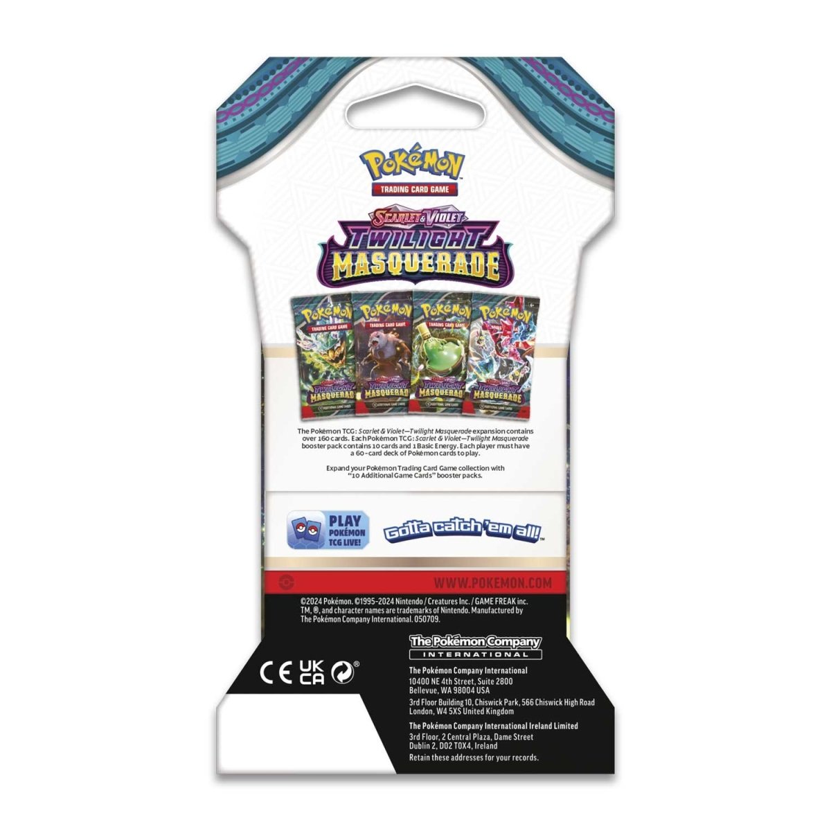 Pokemon Twilight Masquerade - Sleeved Booster Pack (Random Artwork)