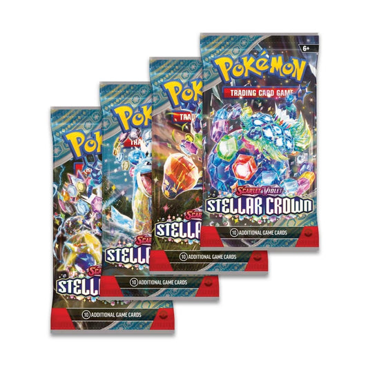 Pokemon Stellar Crown - Booster Pack (Random Artwork)