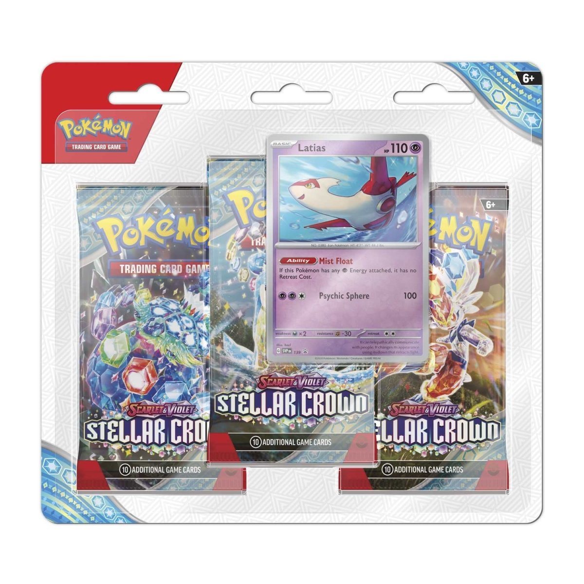 Pokemon Stellar Crown - 3 Pack Blister