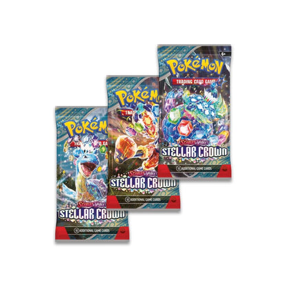 Pokemon Stellar Crown - 3 Pack Blister