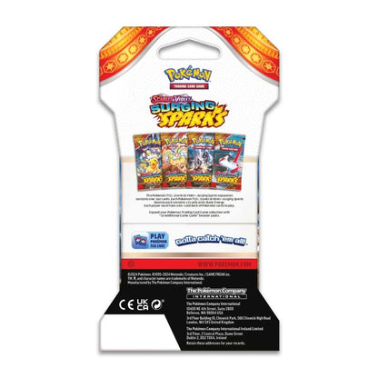 (Pre-Order) Pokemon Surging Sparks - Sleeved Booster Pack (Random Artwork)