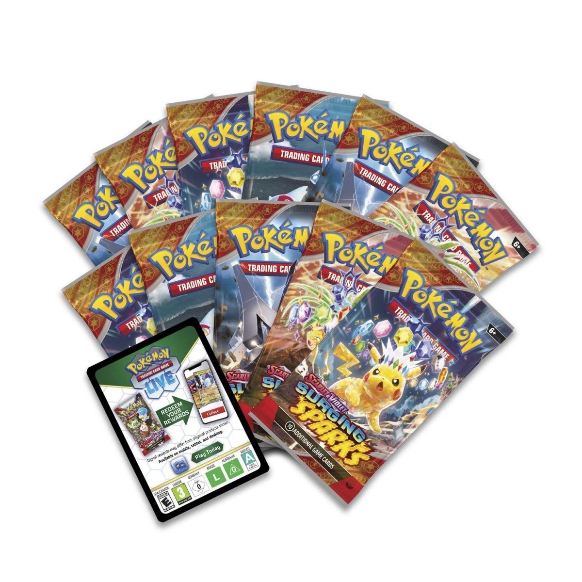 Pokemon Surging Sparks - Pokémon Center Elite Trainer Box