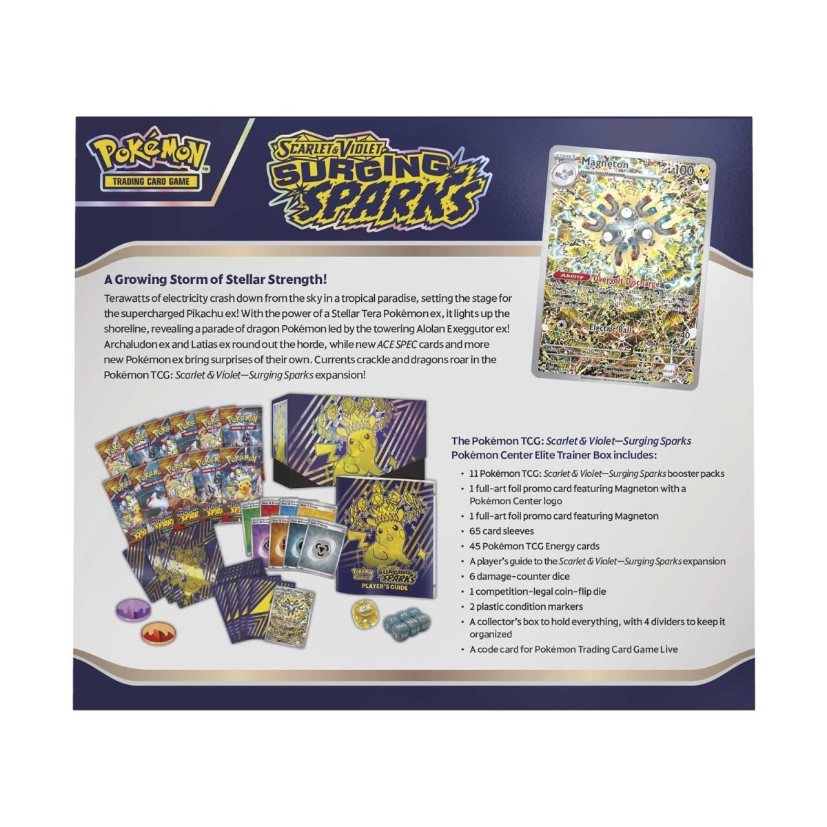 Pokemon Surging Sparks - Pokémon Center Elite Trainer Box