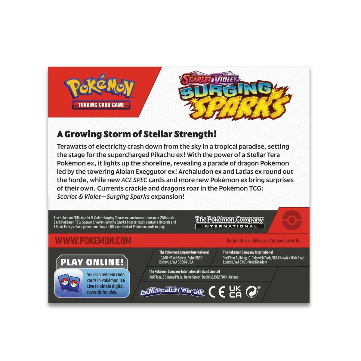 (Pre-Order) Pokemon Surging Sparks - Booster Box