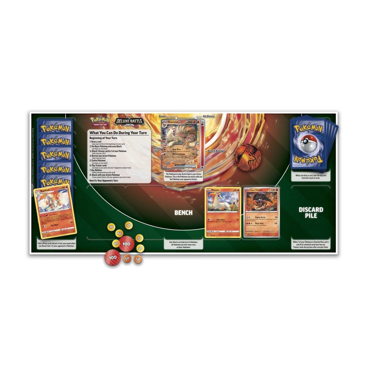 Pokemon Deluxe Battle Deck - Ninetales ex