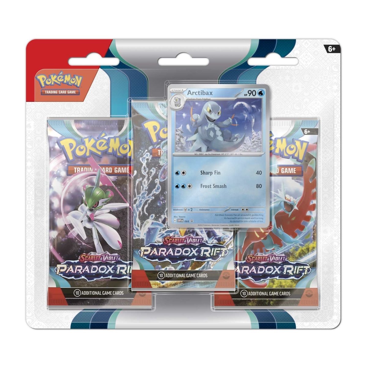 Pokemon Paradox Rift - 3-Pack Blister (Arctibax)