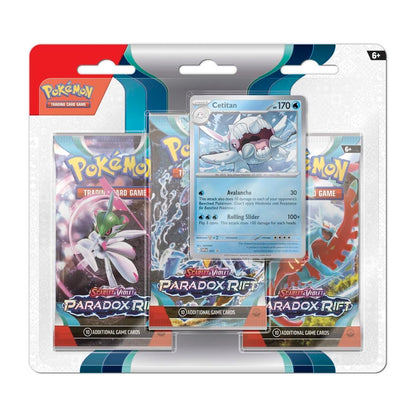 Pokemon Paradox Rift - 3-Pack Blister (Cetitan)