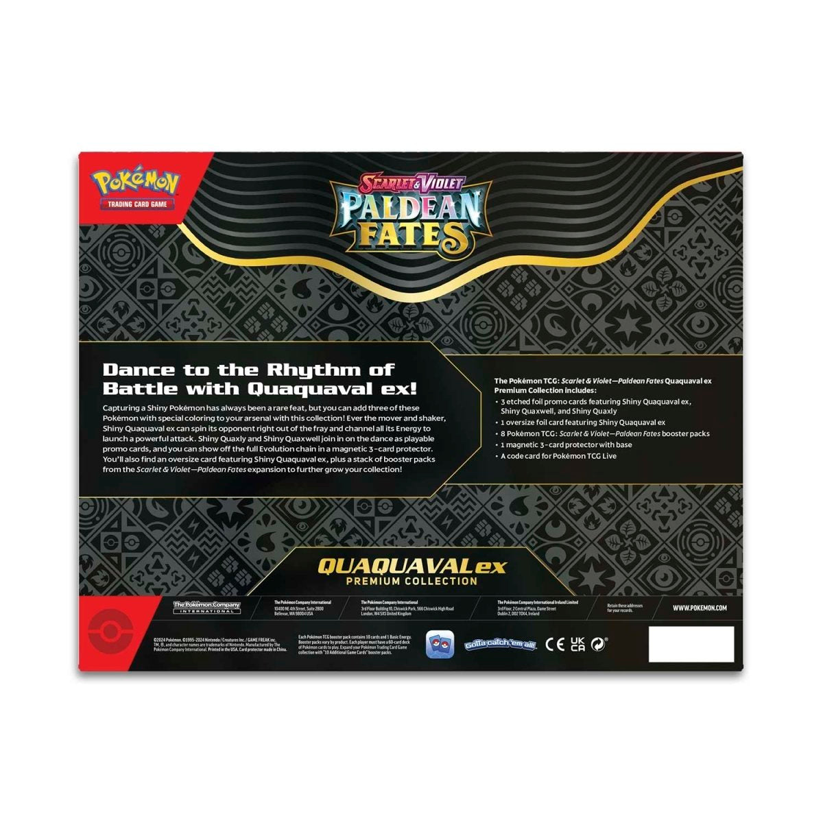 Pokemon Paldean Fates - Premium Collection Quaquaval ex