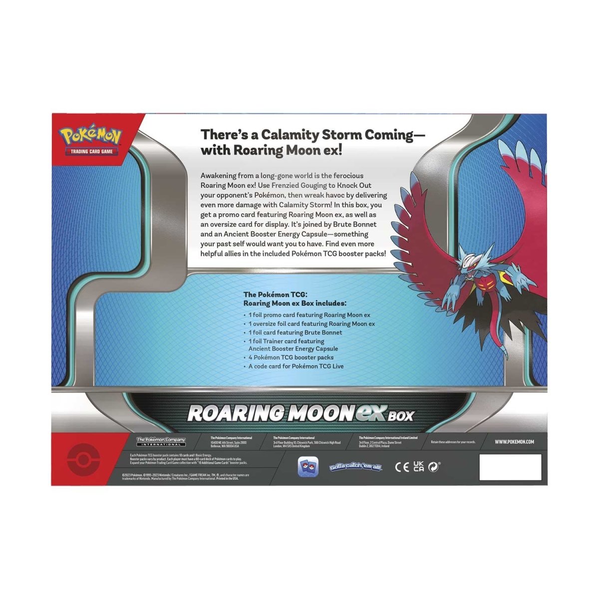 Pokemon Roaring Moon ex Collection Box