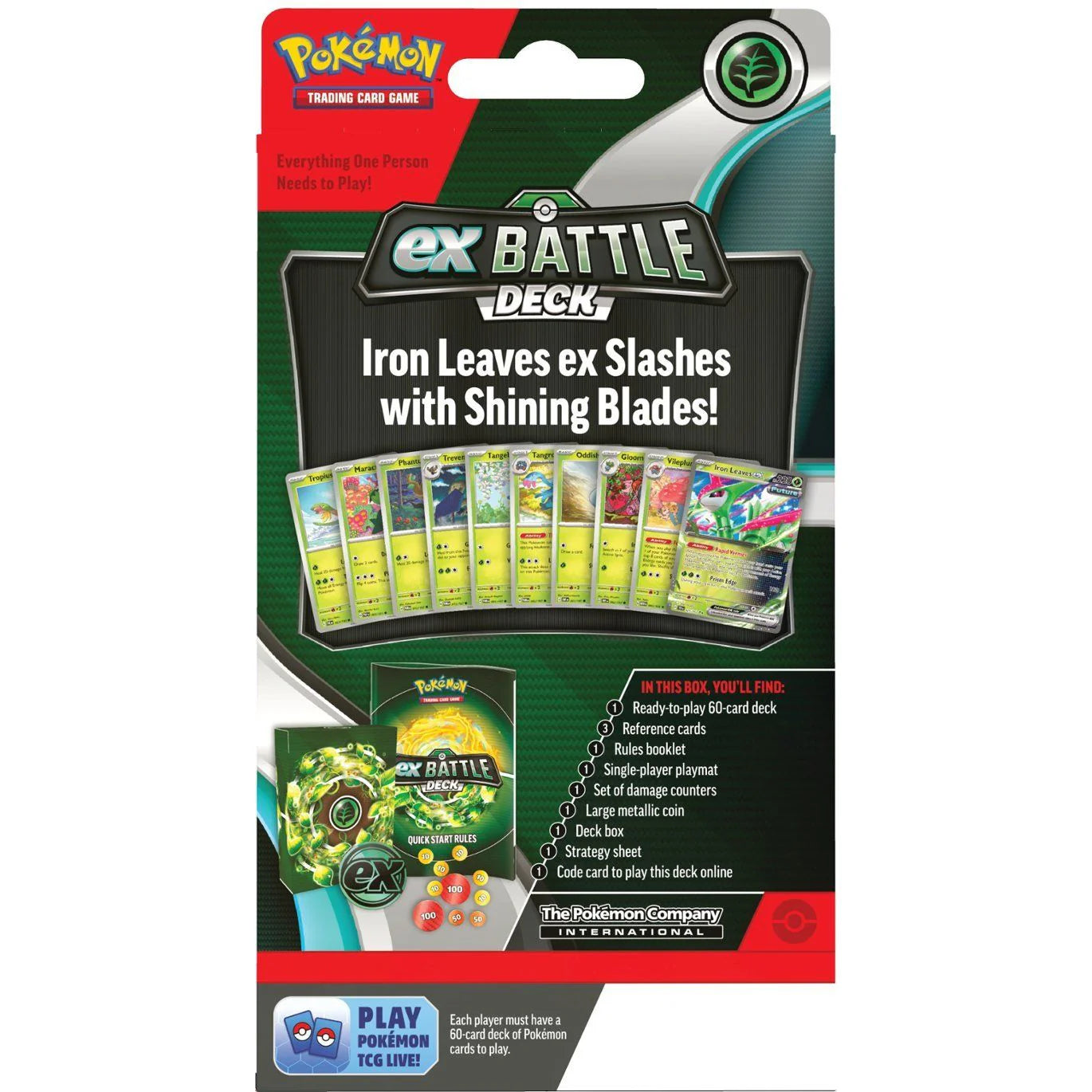 (Pre-Order) Pokemon Iron Leaves ex - Battle Deck