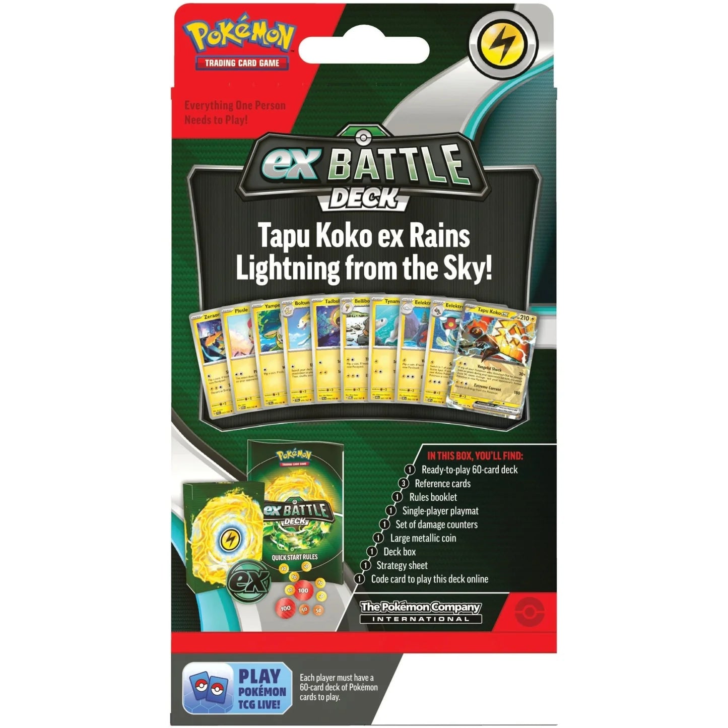 (Pre-Order) Pokemon Tapu Koko ex - Battle Deck