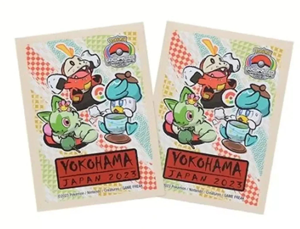 Pokemon World Championships 2023 Yokohama Japan Starters - Card Sleeves (64 Sleeves)