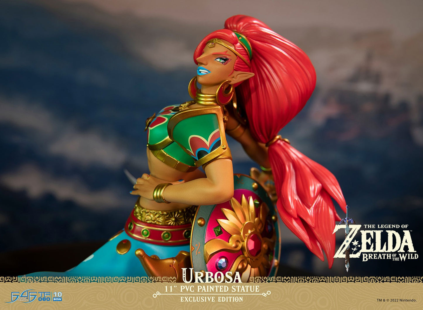 Legend of Zelda Breath of the Wild Urbosa 11" Standard Edition Statue (Damaged Box)